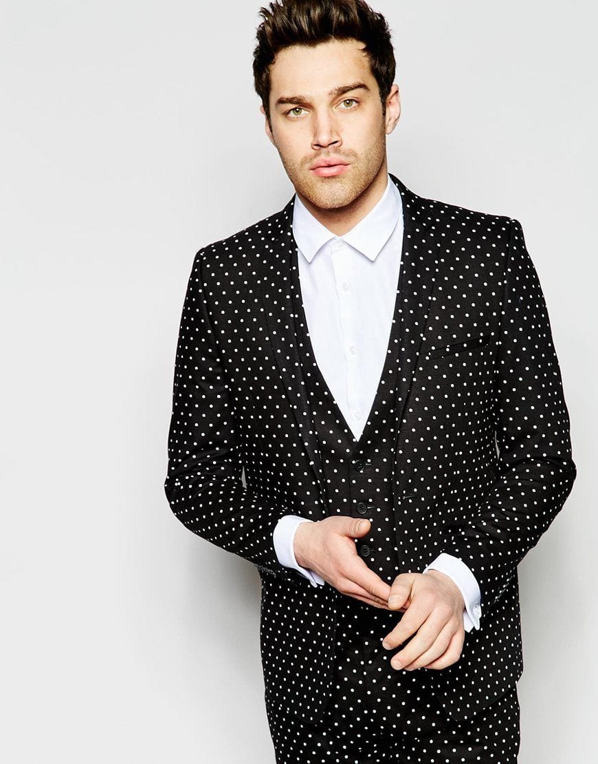 How to style polka dots for men 14