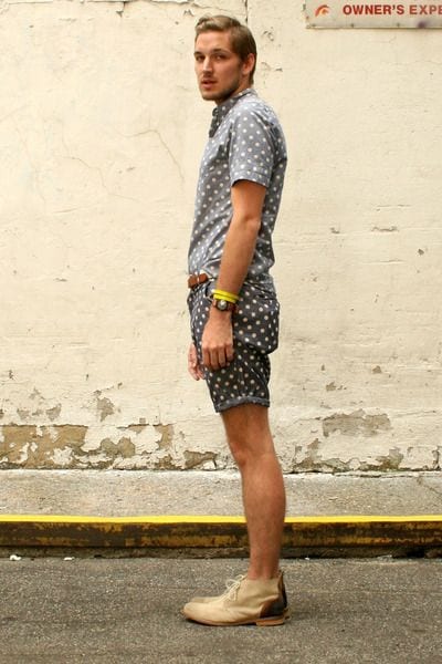 How to style polka dots for men 16