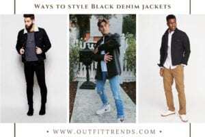 Black Denim Jacket Outfits For Men – 24 Ways To Wear Denim