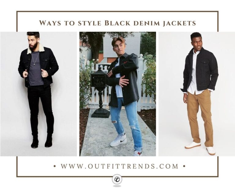 24 Best Black Denim Jacket Outfits For Men