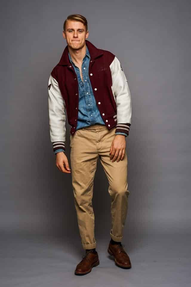 Varsity Jacket Outfits for Men