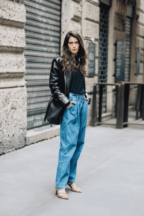 styling pleated jeans