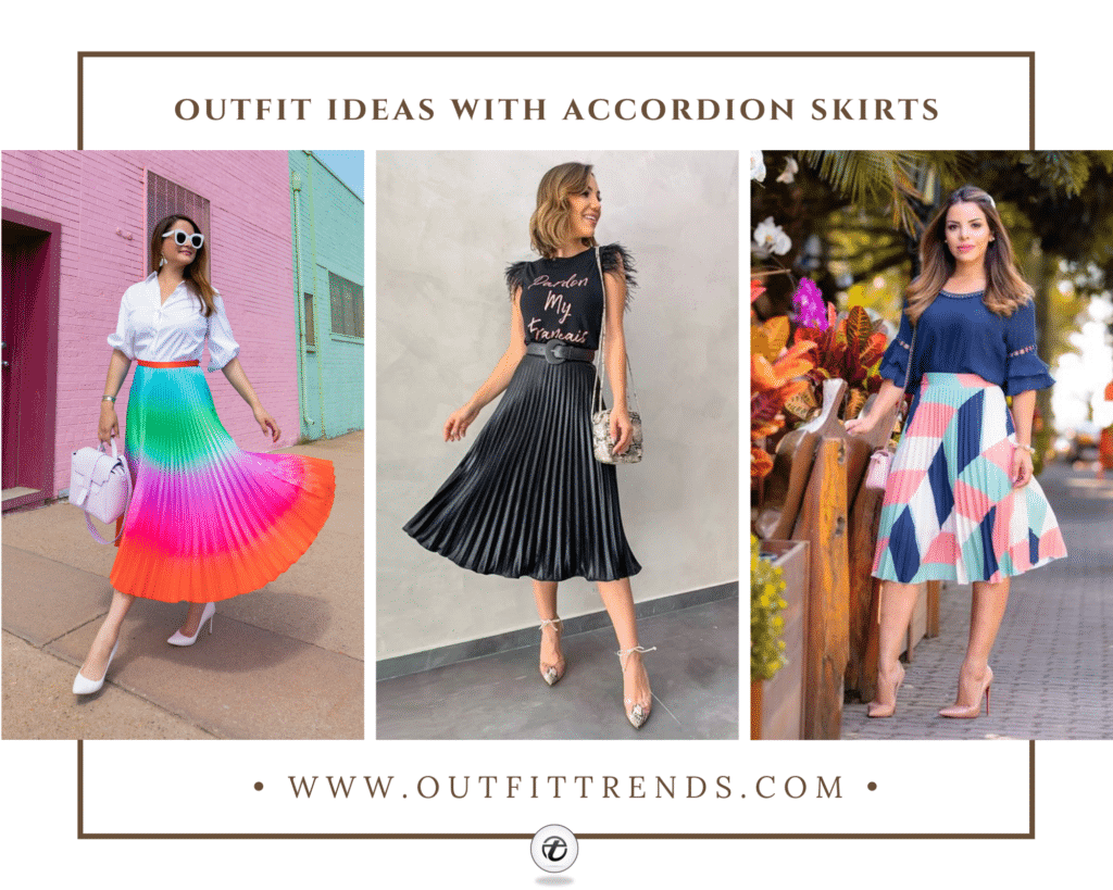 Accordion Skirt Outfits