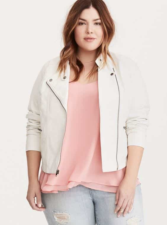 white jackets outfits women
