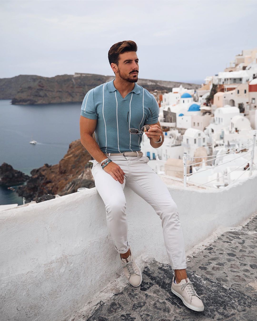 20 Greece Travel Outfits For Men-What To Wear In Greece 2022