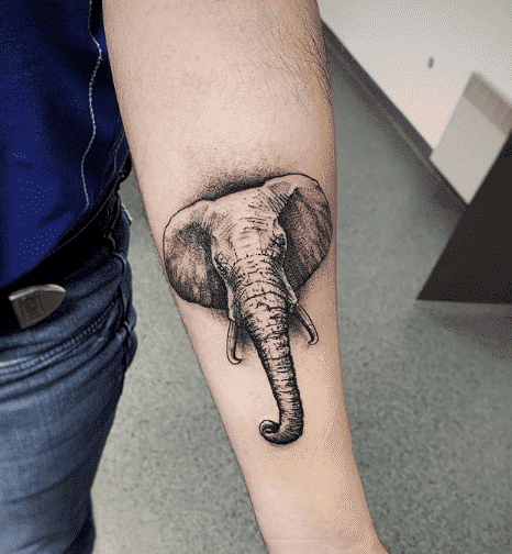 Buy Beautiful Elephant Mandala Tattoo Sticker Temporary Tattoo Online in  India  Etsy