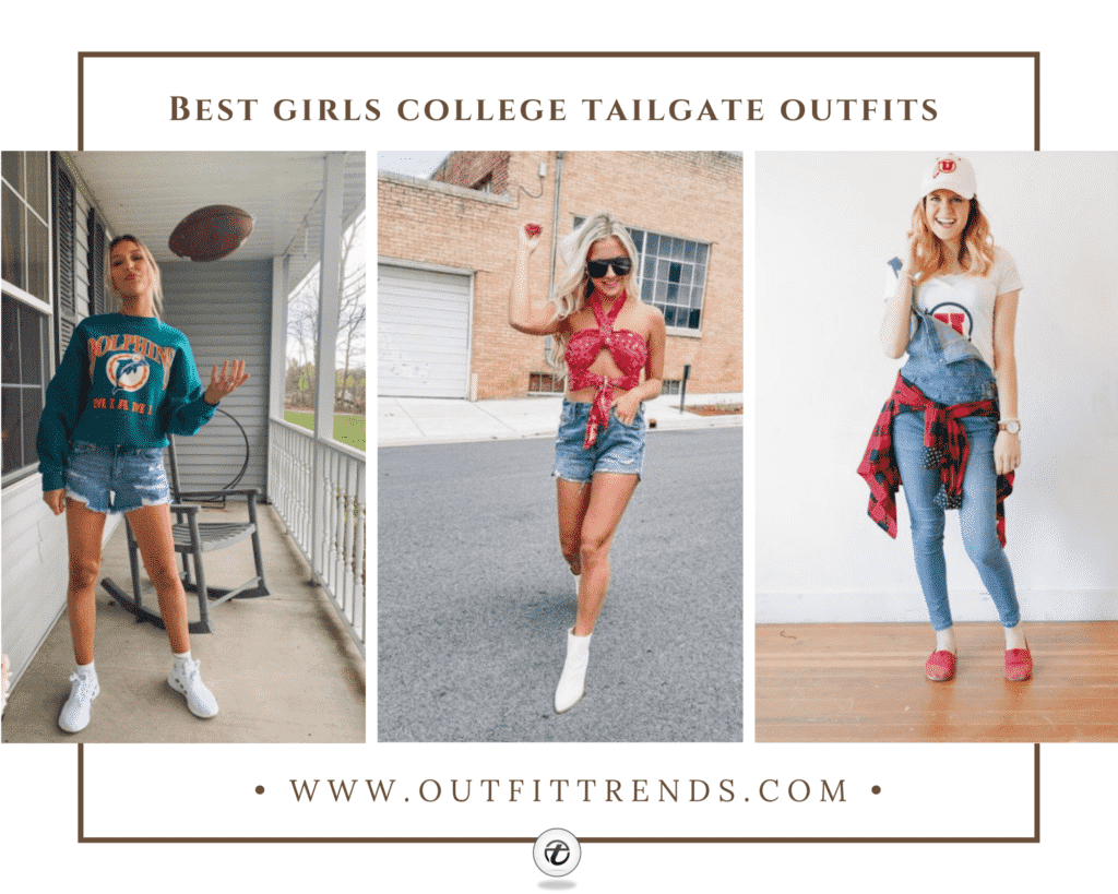 girls college tailgate outfits