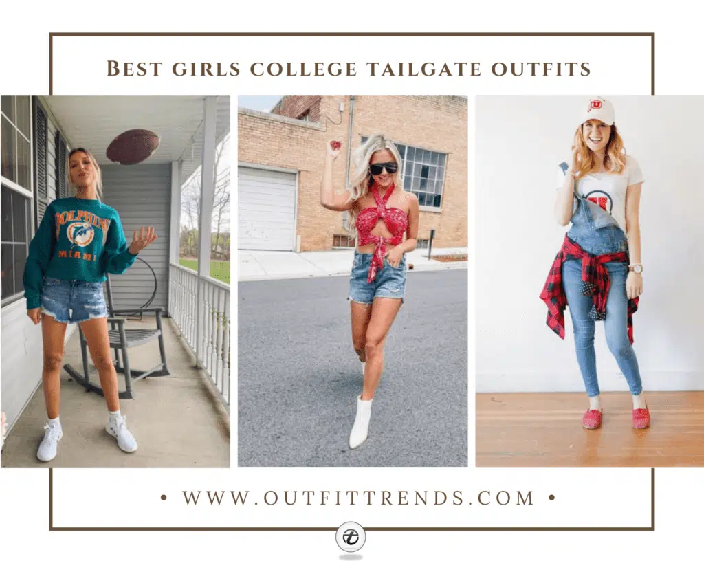 girls college tailgate outfits