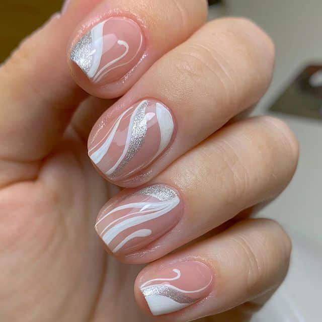 Bridal Manicure Ideas for Short Nails