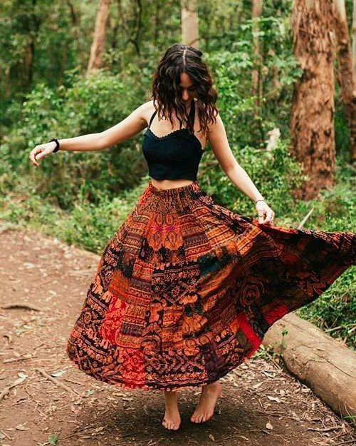 How to Wear Patchwork Skirts? 34 Outfit Ideas