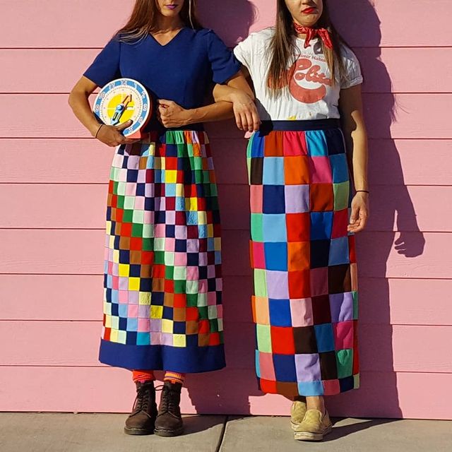 Patchwork Skirt Outfits - 34 Ways to Wear Patchwork Skirts