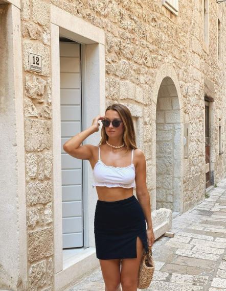 A Tocuh Of Chic Bobo White Double Split Maxi Skirt – Casa de fashion
