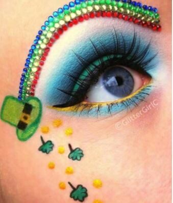 St. Patricks day makeup ideas
