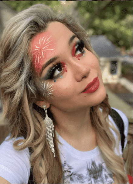 4th of July makeup