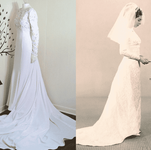 Vintage Bridal Outfit