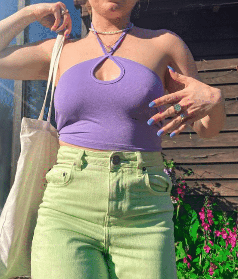 green jeans outfits 9