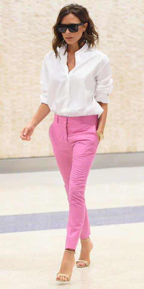 Phase Eight Petite Eira Trousers, Soft Pink at John Lewis & Partners