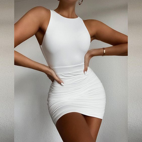 White Bodycon Dress Outfits - 22 White Bodycon Dresses You Need