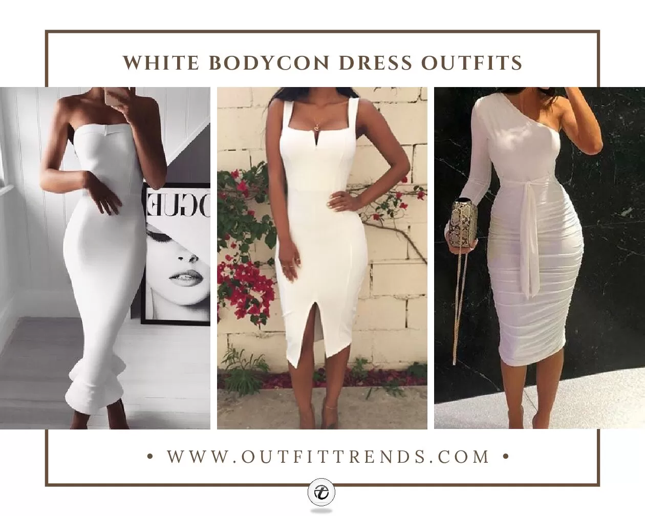 22 White Bodycon Dress Outfit Ideas with Styling Tips