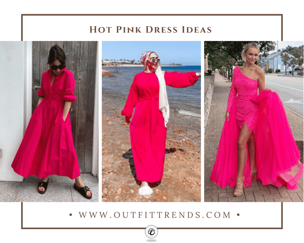 hot pink dress ideas