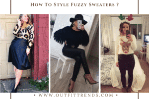 How To Style Fuzzy Sweaters - 20 Outfit Ideas With Fuzzy Sweaters