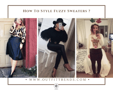How To Style Fuzzy Sweaters – 20 Outfit Ideas With Fuzzy Sweaters