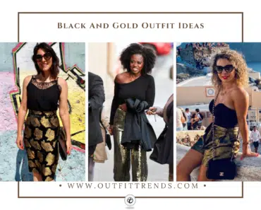 20 Chic Black And Gold Outfit Ideas You will Love