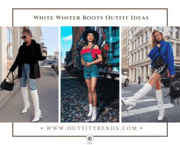 White Winter Boots Outfit – 20 Ways To Wear Winter Boots