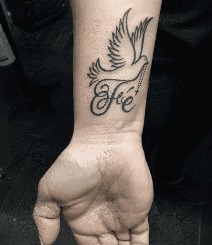 55 Dove Tattoos On Wrist With Meaning