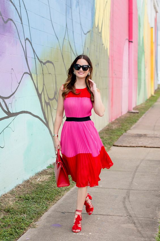 How to Wear a Hot Pink Dress? 40 Outfit Ideas