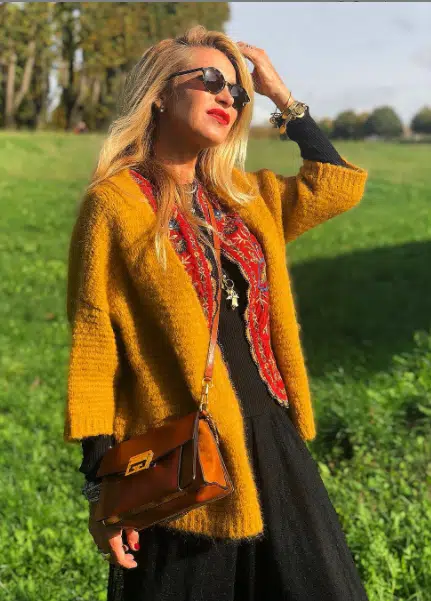 Mustard yellow sweater