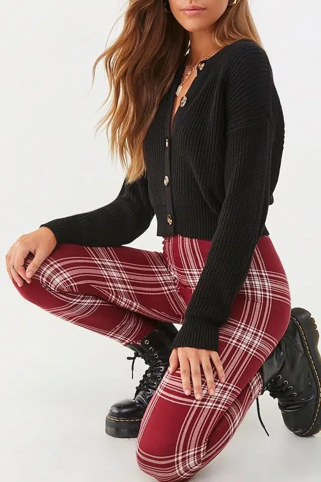 Plaid Leggings