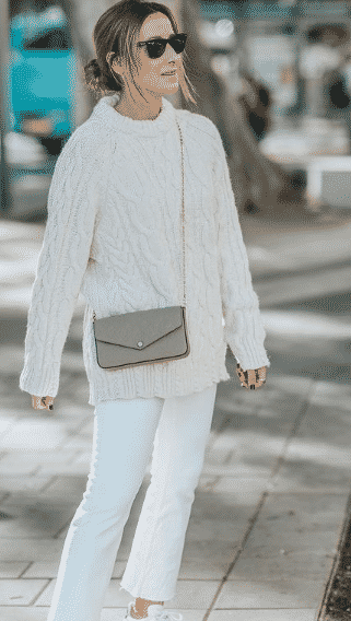 How To Style A White Sweater
