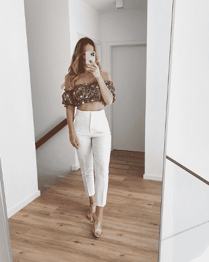 White dress pants outfits