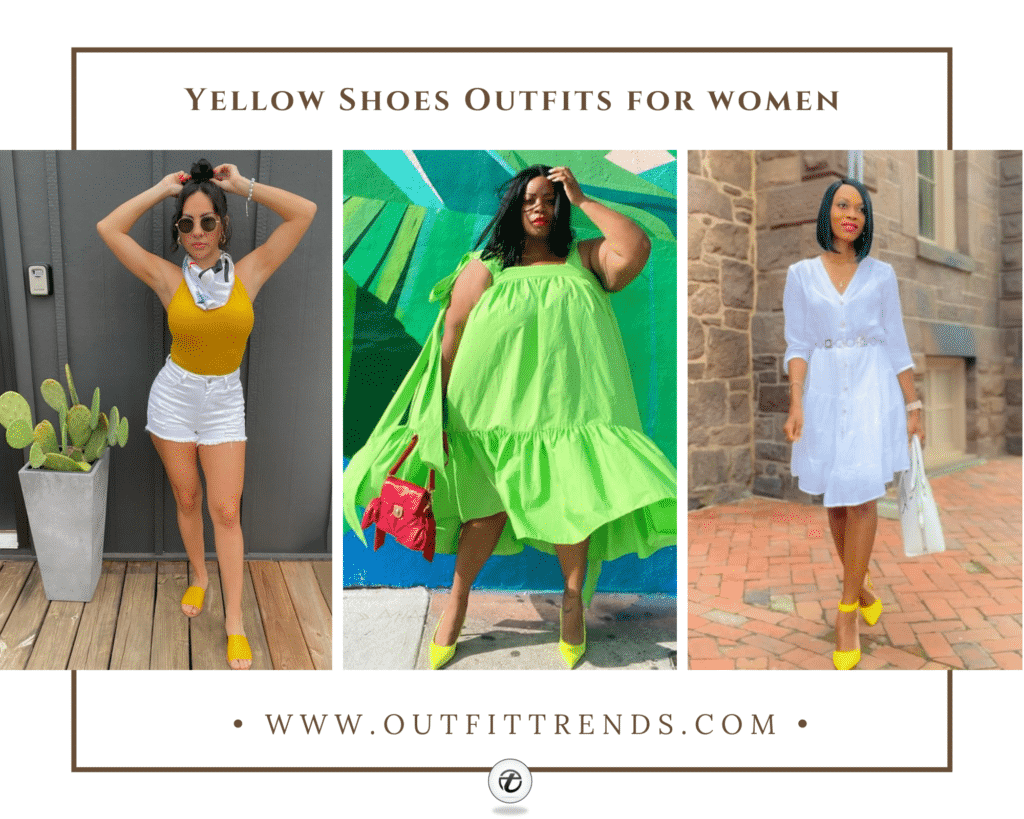 YELLOW SHOES OUTFITS