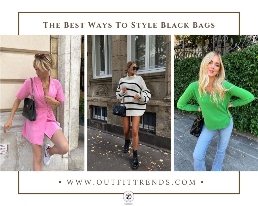 33 Best Black Bag Outfits- Tips On How to Wear a Black Bag?