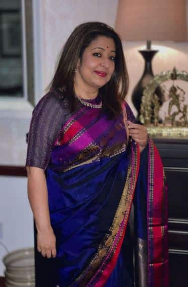 how to wear south Indian saree