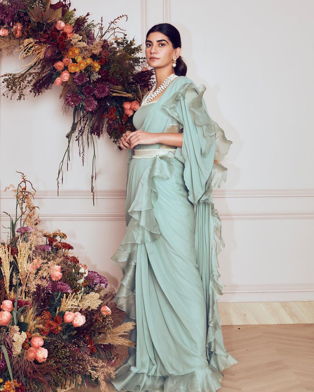 sarees with belts