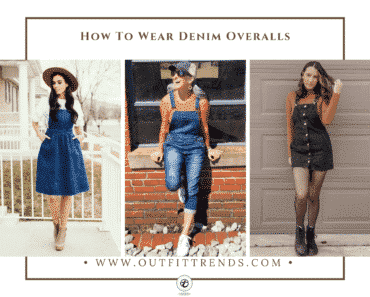 How To Wear Denim Overalls – 20 Outfits With Denim Overalls