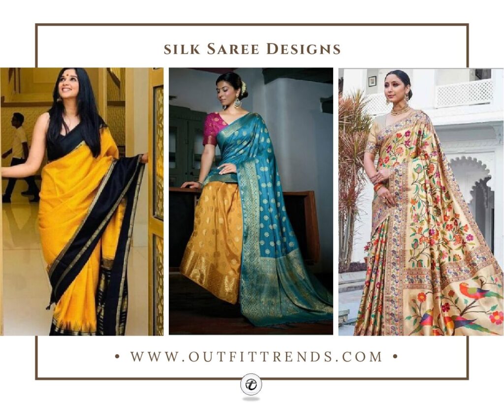 Best Silk Saree Designs – 21 Ideas To Wear Silk Sarees