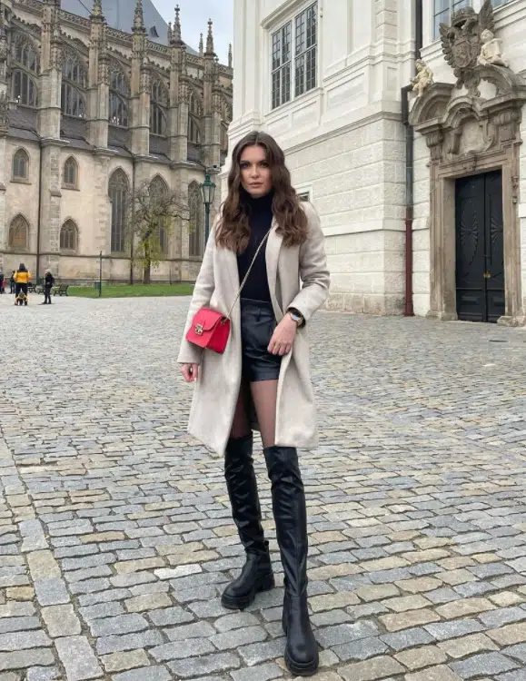 outfits to wear with long boots