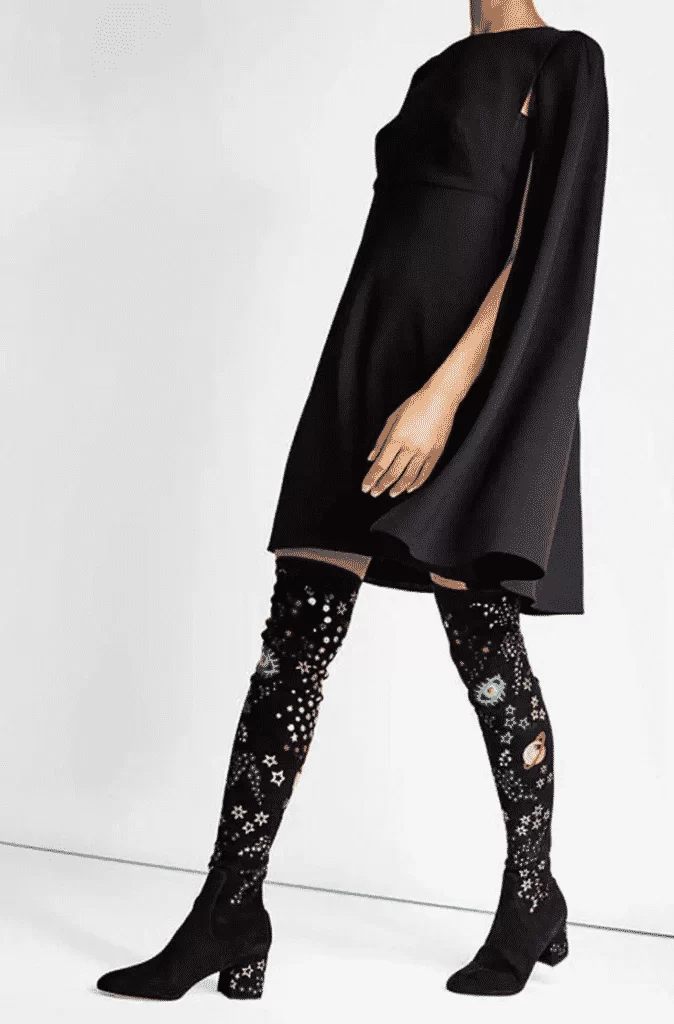  Textured Over-the-Knee Boots 