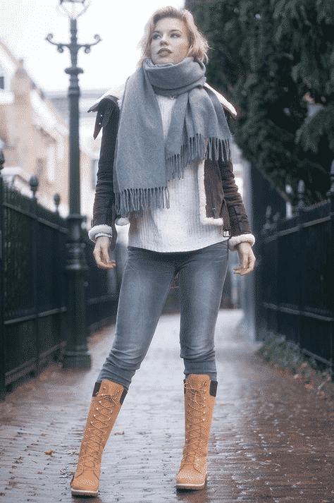 outfits to wear with long boots