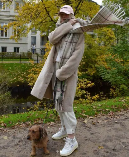 shearling coat outfits