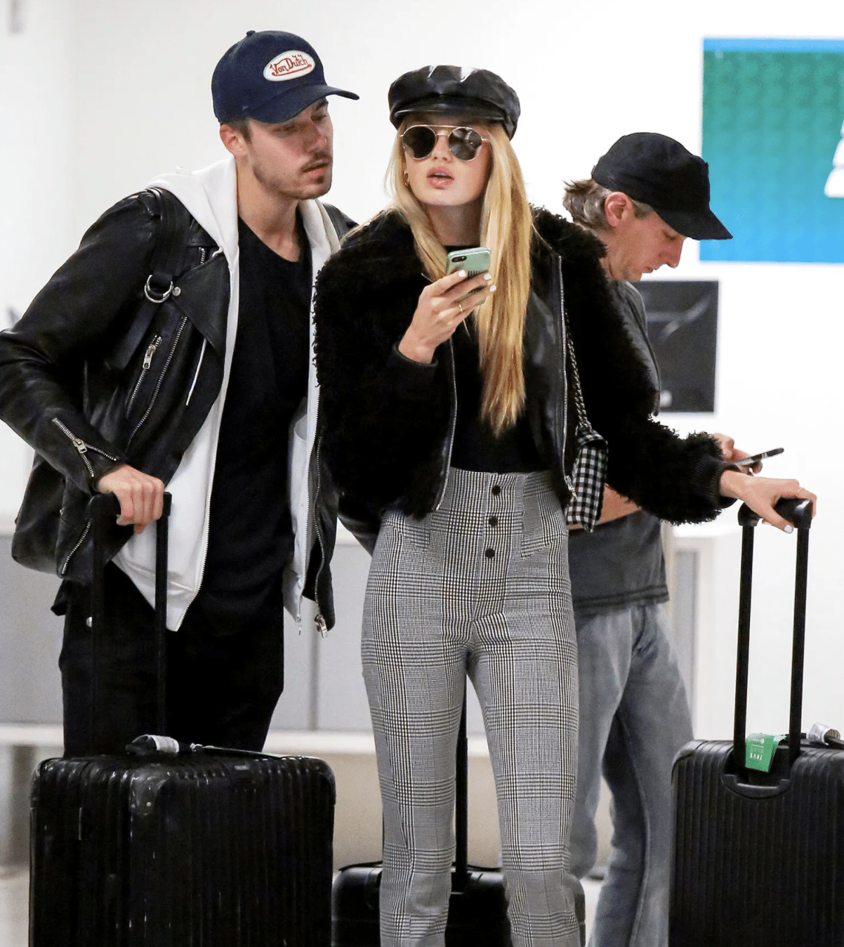 Dressed up Couples Airport Outfits