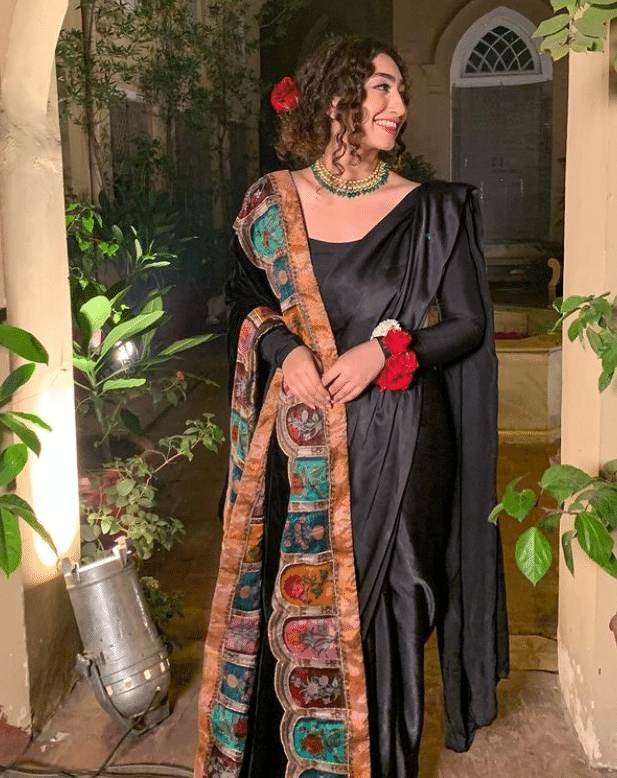 saree with shawl