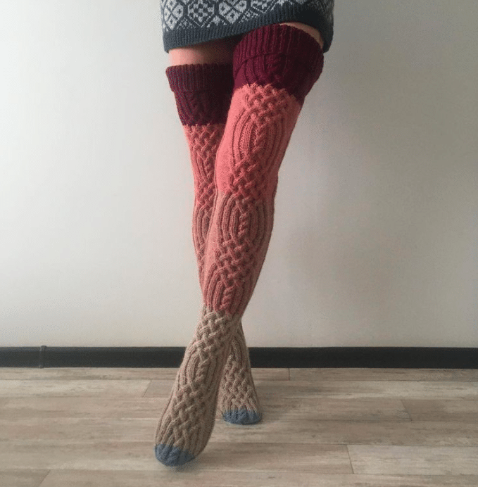 Simple DIY Boot Socks Trick With Tutorial Using Old Sweater