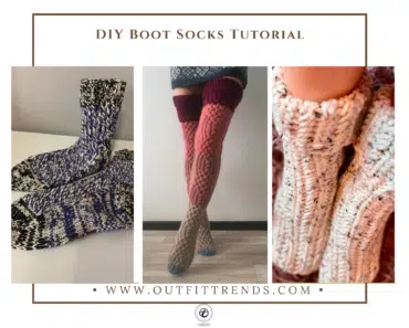 Simple DIY Boot Socks Trick With Tutorial Using Old Sweater