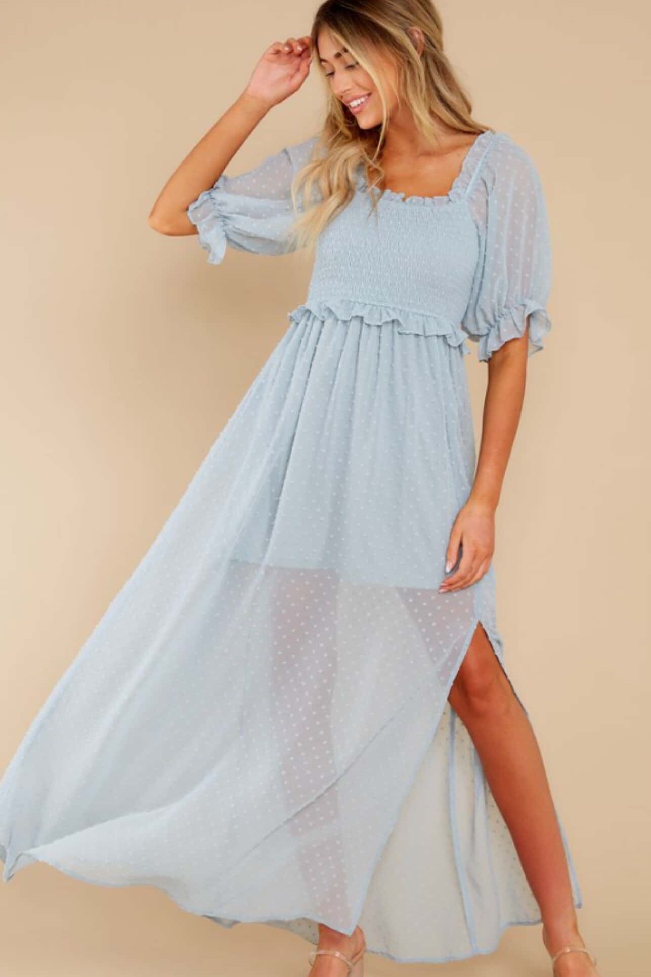 20 Best Baby Blue Dresses & Tips on How to Style Them
