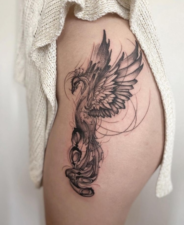 20 Powerful Phoenix Tattoo Ideas For Women to Try